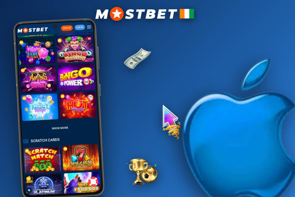 Fenêtre de chat en direct Mostbet sur smartphone avec agent du service client en ligne