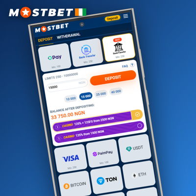 Retrait de fonds Mostbet via Orange Money sans frais en Côte d'Ivoire